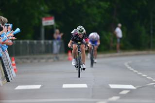 Stage 2: Eugenia Bujak (POL, BTC-Ljubljana) win at Erfurt's Arnstädter Hohle climb